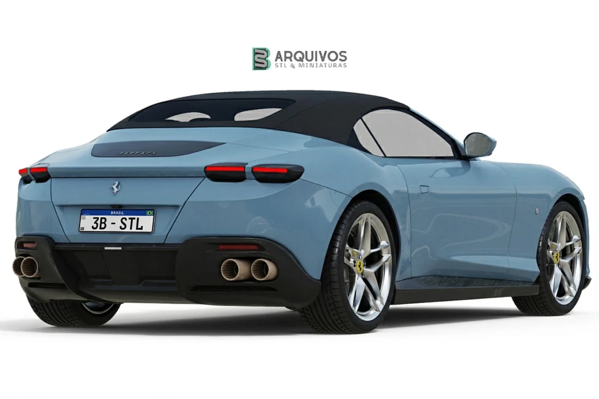 Modelo 3D STL - Ferrari Roma Spider — foto 4